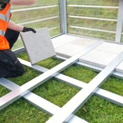 Adman Steel Sheds Multigrow 9.4x12 Greenhouse With Adjustable Vent -Garden & Outdoors adman steel sheds multigrow 9 4x12 greenhouse with adjustable vent5391538910394 39c bq