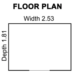 Arrow Greenvale 8x6 Apex Green & White Metal Shed -Garden & Outdoors arrow greenvale 8x6 apex green white metal shed5013856993278 02t bq