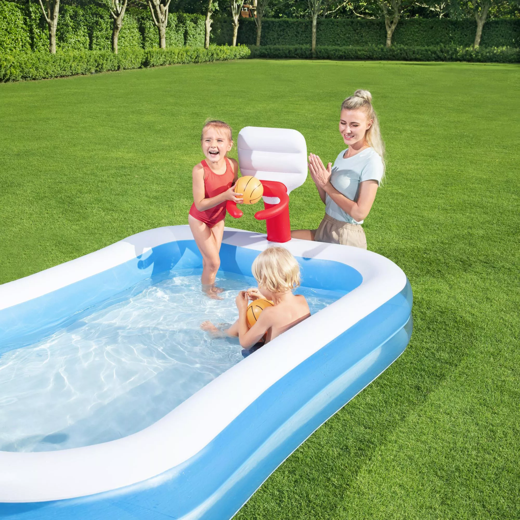Bestway Bestway® Plain ABS Plastic & PVC Family Fun Pool (W) 1.68m X (L) 2.51m 4 Bestway Bestway® Plain ABS Plastic & PVC Family Fun Pool (W) 1.68m X (L) 2.51m - Image 4