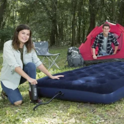 Bestway Blue Double Airbed -Garden & Outdoors bestway blue double airbed6942138916225 06i bq