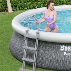 Bestway Fast Set Polyvinyl Chloride (PVC) Pool -Garden & Outdoors bestway fast set polyvinyl chloride pvc pool6942138984668 04i bq
