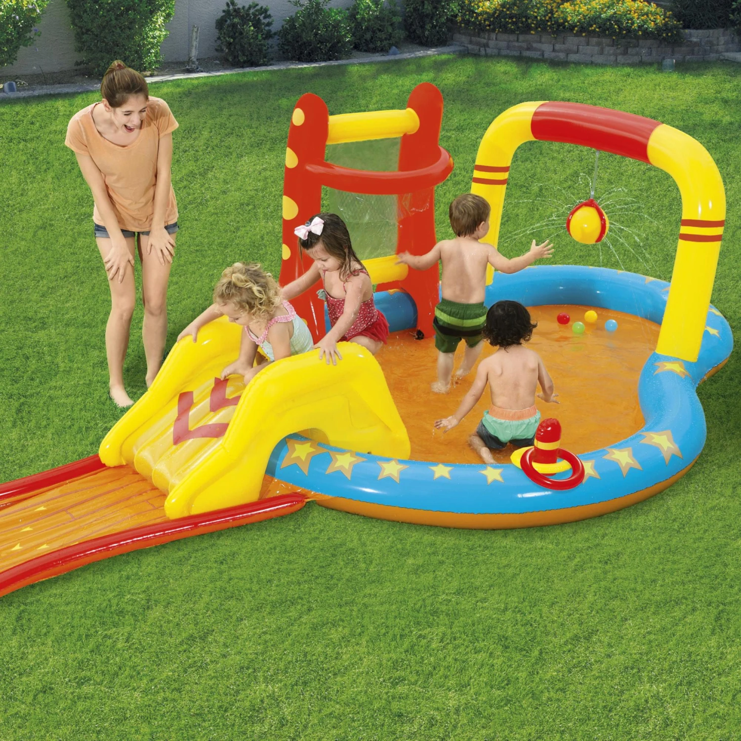 Bestway Lil' Champ Multicolour Small Lil' Champ Play Centre 5 Bestway Lil' Champ Multicolour Small Lil' Champ Play Centre - Image 5