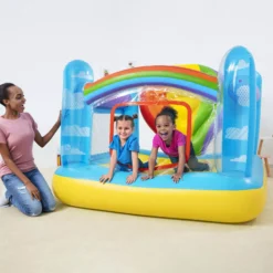 Bestway Multicolour Small Balloon Rectangular Bouncy Castle 10 Bestway Multicolour Small Balloon Rectangular Bouncy Castle -Garden & Outdoors bestway multicolour small balloon rectangular bouncy castle6942138952155 01i