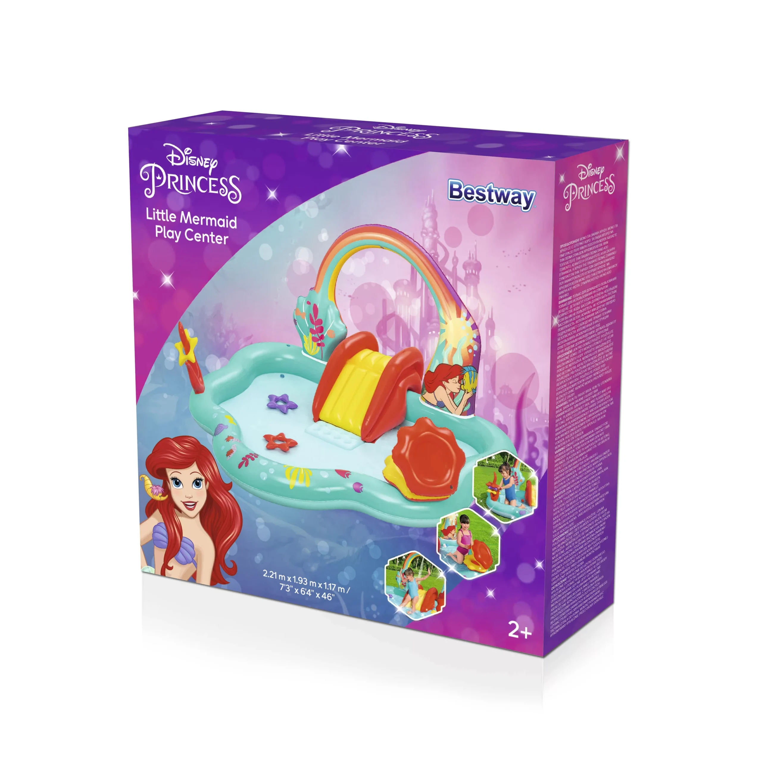 Bestway Multicolour Small Disney Princess - Little Mermaid Play Centre 2 Bestway Multicolour Small Disney Princess - Little Mermaid Play Centre - Image 2