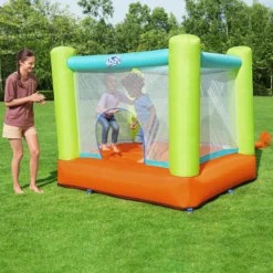 Bestway Multicolour Small Rectangular Bouncy Castle -Garden & Outdoors bestway multicolour small rectangular bouncy castle6941607304198 01i