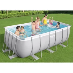 Bestway Power Steel Metal & Plastic Pool (W) 2.01m X (L) 4.12m 12 Bestway Power Steel Metal & Plastic Pool (W) 2.01m X (L) 4.12m -Garden & Outdoors bestway power steel metal plastic pool w 2 01m x l 4 12m6942138986457 01i bq