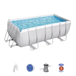 Bestway Power Steel Metal & Plastic Pool (W) 2.01m X (L) 4.12m 9 Bestway Power Steel Metal & Plastic Pool (W) 2.01m X (L) 4.12m -Garden & Outdoors bestway power steel metal plastic pool w 2 01m x l 4 12m6942138986457 36c bq