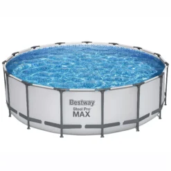 Bestway Steel Pro MAX™ Plain Polyvinyl Chloride (PVC) & Steel Pool (W) 4.57m X (L) 4.57m