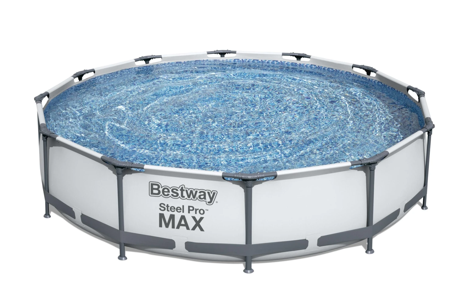 Bestway Steel Pro Max Polyvinyl Chloride (PVC) Family Swimming Pool (W) 3.97m X (L) 3.66m 1 Bestway Steel Pro Max Polyvinyl Chloride (PVC) Family Swimming Pool (W) 3.97m X (L) 3.66m