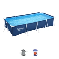 Bestway Steel Pro® Plain Polyvinyl Chloride (PVC) & Steel Pool (W) 2.11m X (L) 4m 10 Bestway Steel Pro® Plain Polyvinyl Chloride (PVC) & Steel Pool (W) 2.11m X (L) 4m -Garden & Outdoors bestway steel pro plain polyvinyl chloride pvc steel pool w 2 11m x l 4m6942138949728 03c