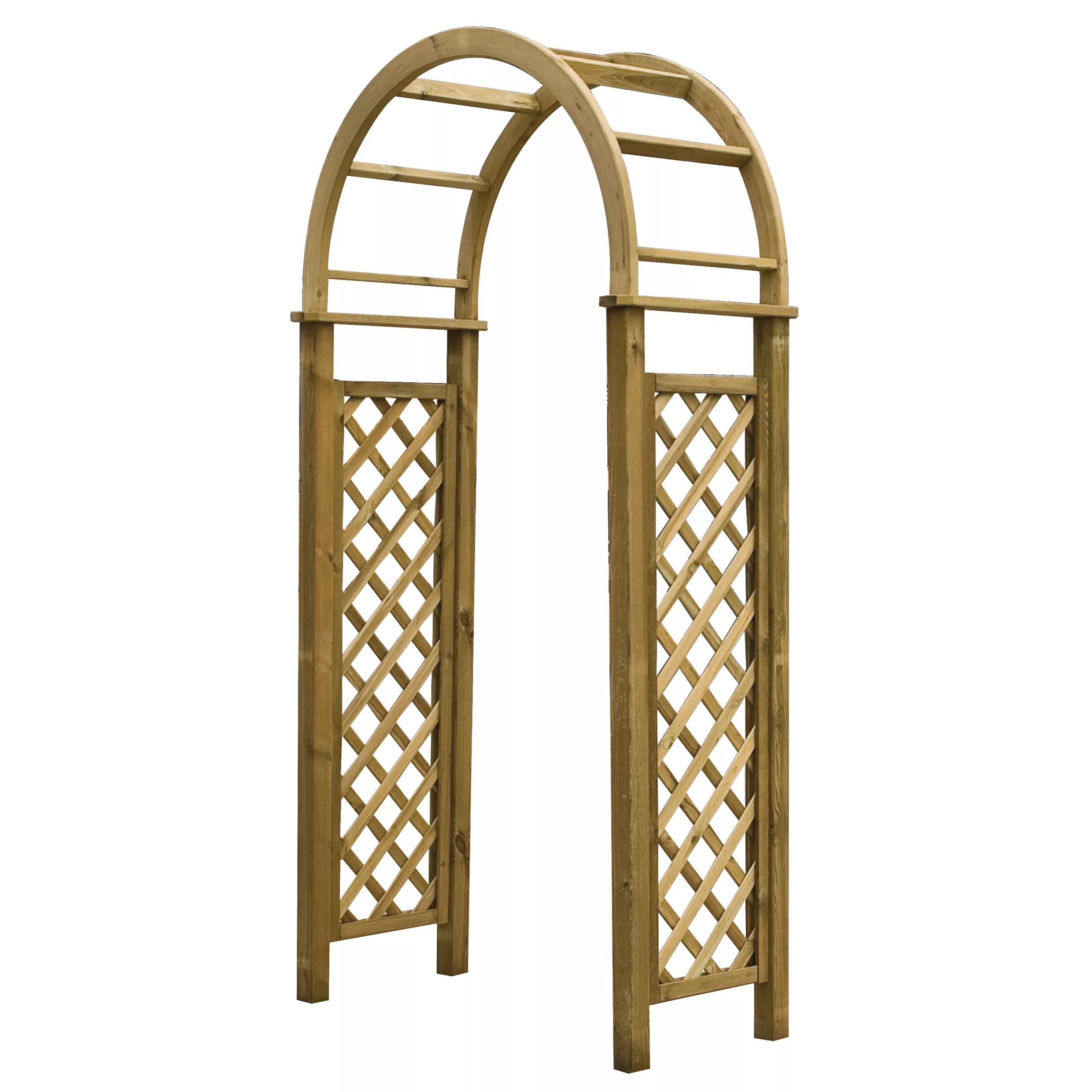 Blooma Chiltern Round Top Softwood Arch 2 Blooma Chiltern Round Top Softwood Arch - Image 2