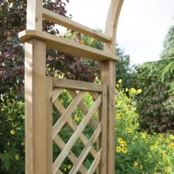 Blooma Chiltern Round Top Softwood Arch 10 Blooma Chiltern Round Top Softwood Arch -Garden & Outdoors blooma chiltern round top softwood arch5397007055627 02i BQ