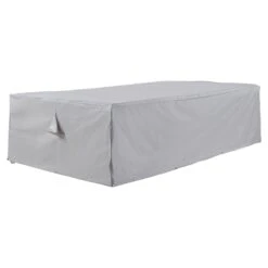Blooma Large Grey Rectangular Table Cover 240cm(L) 60cm(H) 120cm(W)