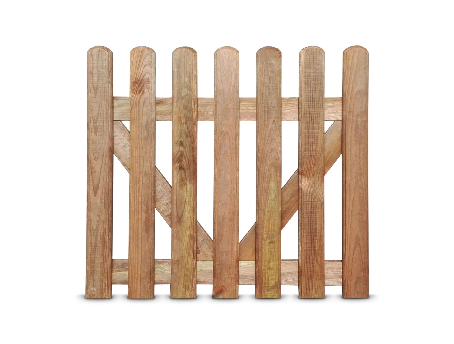 Blooma Luiro Wood Round Top Gate, (H)1m (W)1m 1 Blooma Luiro Wood Round Top Gate, (H)1m (W)1m