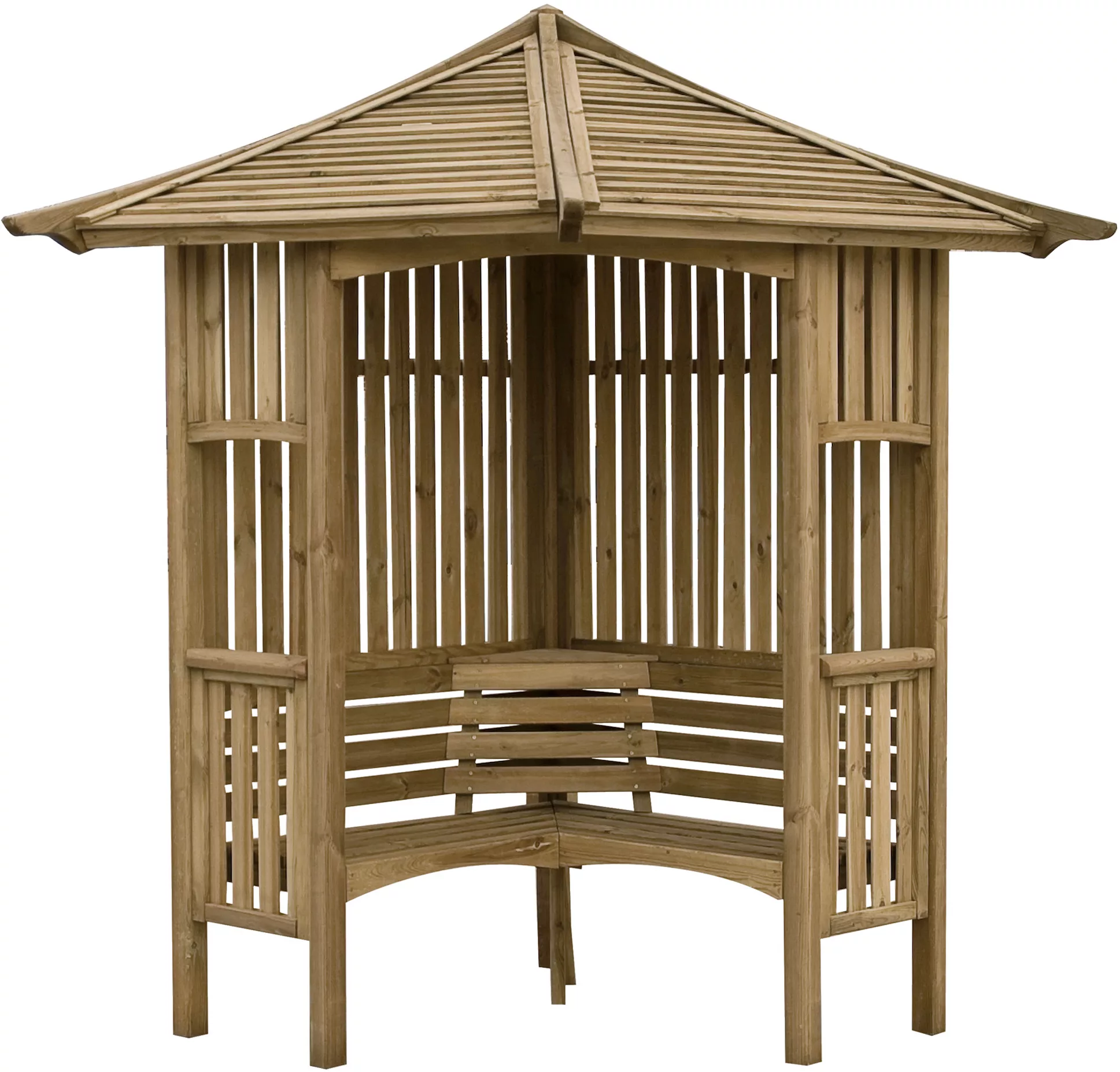 Blooma Solway Corner Arbour, (H)2500mm (W)1730mm (D)1730mm - Assembly Required 2 Blooma Solway Corner Arbour, (H)2500mm (W)1730mm (D)1730mm - Assembly Required - Image 2
