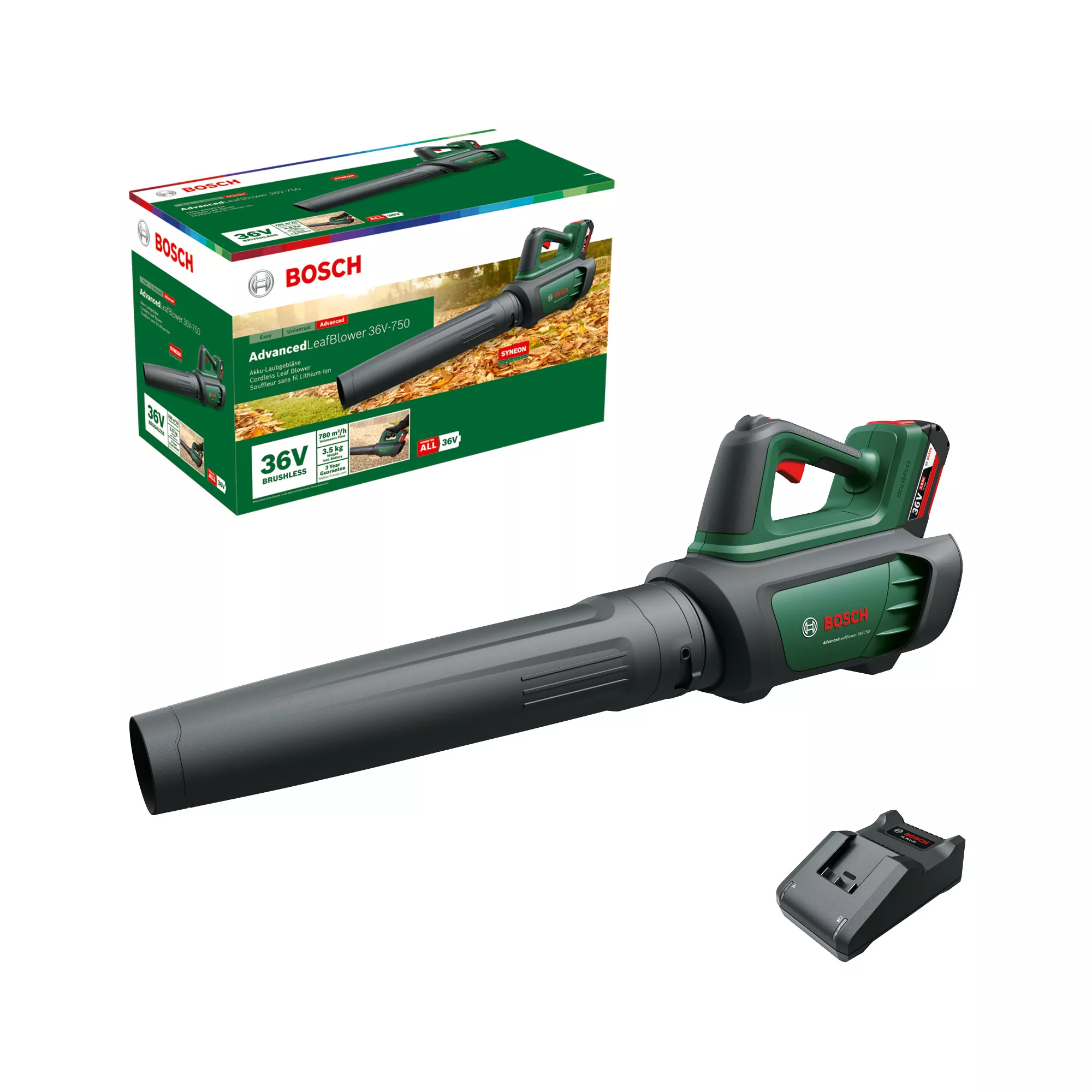 Bosch 36V-750 Cordless 36V Garden Blower - BARE 1 Bosch 36V-750 Cordless 36V Garden Blower - BARE