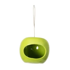CJ Wildlife Ceramic Feeder Bird Mixes Green Apple Bird Feeder 0.5L -Garden & Outdoors cj wildlife ceramic feeder bird mixes green apple bird feeder 0 5l5051054276298 03c