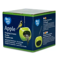 CJ Wildlife Ceramic Feeder Bird Mixes Green Apple Bird Feeder 0.5L -Garden & Outdoors cj wildlife ceramic feeder bird mixes green apple bird feeder 0 5l5051054276298 06c