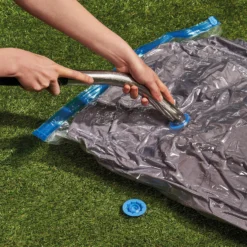 CleverSpa Grey Circular Hot Tub Cover -Garden & Outdoors cleverspa grey circular hot tub cover5019008882872 03i BQ