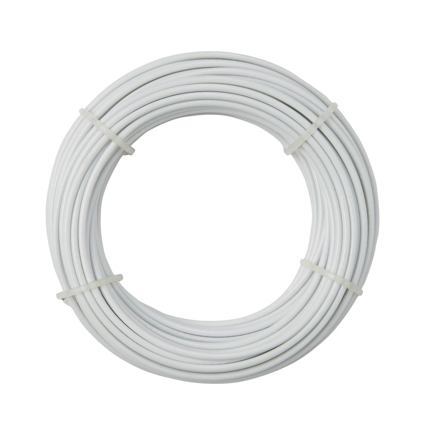 Diall White PVC & Steel Cable, (L)15m (Dia)1.7mm 2 Diall White PVC & Steel Cable, (L)15m (Dia)1.7mm - Image 2