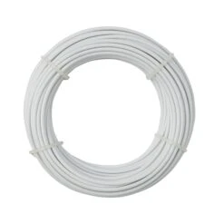 Diall White PVC & Steel Cable, (L)20m (Dia)1.7mm 4 Diall White PVC & Steel Cable, (L)20m (Dia)1.7mm -Garden & Outdoors diall white pvc steel cable l 20m dia 1 7mm3663602918417 02bq