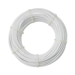 Diall White PVC & Steel Cable, (L)60m (Dia)1.2mm -Garden & Outdoors diall white pvc steel cable l 60m dia 1 2mm3663602918400 02bq
