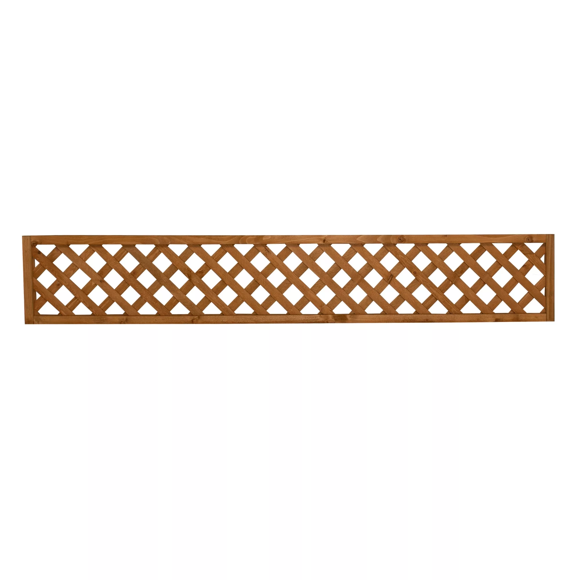 Diamond Pine Trellis Panel, Pack Of 3 (W)183cm X (H)32cm 2 Diamond Pine Trellis Panel, Pack Of 3 (W)183cm X (H)32cm - Image 2