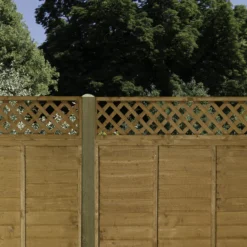 Diamond Pine Trellis Panel, Pack Of 3 (W)183cm X (H)32cm 6 Diamond Pine Trellis Panel, Pack Of 3 (W)183cm X (H)32cm -Garden & Outdoors diamond pine trellis panel pack of 3 w 183cm x h 32cm5013053173466 03i BQ
