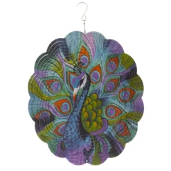 Flamboya Peacock Wind Spinner 30cm