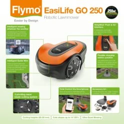 Flymo Easilife Go 250 Cordless Robotic Lawnmower -Garden & Outdoors flymo easilife go 250 cordless robotic lawnmower7392930545144 01t bq