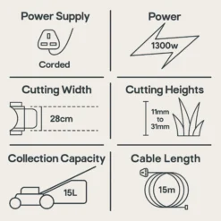 Flymo Hover Vac 270 Corded Hover Lawnmower -Garden & Outdoors flymo hover vac 270 corded hover lawnmower7392930137585 01t EN bq