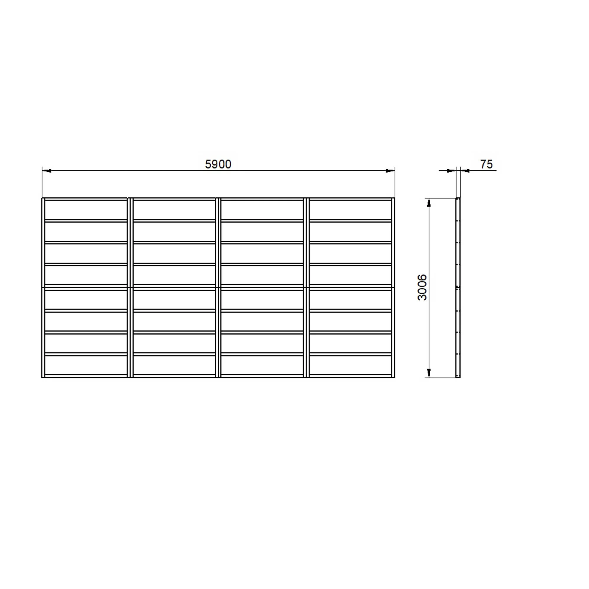 Forest 20x10 Timber Shed Base (L) 301cm X (W) 590cm - Assembly Service Included 3 Forest 20x10 Timber Shed Base (L) 301cm X (W) 590cm - Assembly Service Included - Image 3