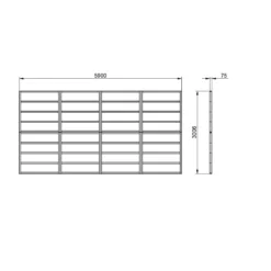 Forest 20x10 Timber Shed Base (L) 301cm X (W) 590cm 5 Forest 20x10 Timber Shed Base (L) 301cm X (W) 590cm -Garden & Outdoors forest 20x10 timber shed base l 301cm x w 590cm5013053182215 01t