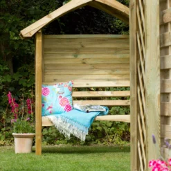 Forest Cadiz Arbour, (H)1970mm (W)1690mm (D)730mm - Assembly Required -Garden & Outdoors forest cadiz arbour h 1970mm w 1690mm d 730mm assembly required5013053132746 02i bq