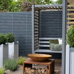 Forest Firenze Corner Arbour, (H)1970mm (W)1800mm (D)1800mm - Assembly Required 23 Forest Firenze Corner Arbour, (H)1970mm (W)1800mm (D)1800mm - Assembly Required -Garden & Outdoors forest firenze corner arbour h 1970mm w 1800mm d 1800mm assembly required5013053185049 41c bq