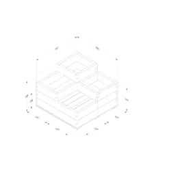 Forest Garden 0.9m X 0.9m Mixed Softwood Rectangular Raised Bed Kit 0.81m² 9 Forest Garden 0.9m X 0.9m Mixed Softwood Rectangular Raised Bed Kit 0.81m² -Garden & Outdoors forest garden 0 9m x 0 9m mixed softwood rectangular raised bed kit 0 81m 5013053193495 01t