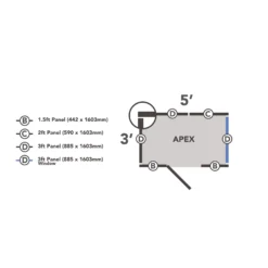 Forest Garden 5x3 Apex Pressure Treated Overlap Wooden Shed With Floor (Base Included) -Garden & Outdoors forest garden 5x3 apex pressure treated overlap wooden shed with floor base included 5013053192849 02t
