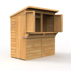 Forest Garden 6x3 Pent Dip Treated Shiplap Wooden Shed With Floor - Assembly Service Included -Garden & Outdoors forest garden 6x3 pent dip treated shiplap wooden shed with floor assembly service included5013053184073 02c