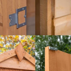 Forest Garden 6x4 Apex Dip Treated Shiplap Wooden Shed With Floor -Garden & Outdoors forest garden 6x4 apex dip treated shiplap wooden shed with floor5013053189948 36c