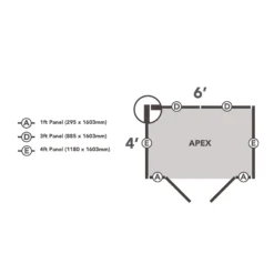Forest Garden 6x4 Apex Pressure Treated Overlap Wooden Shed With Floor (Base Included) -Garden & Outdoors forest garden 6x4 apex pressure treated overlap wooden shed with floor base included 5013053192122 02t