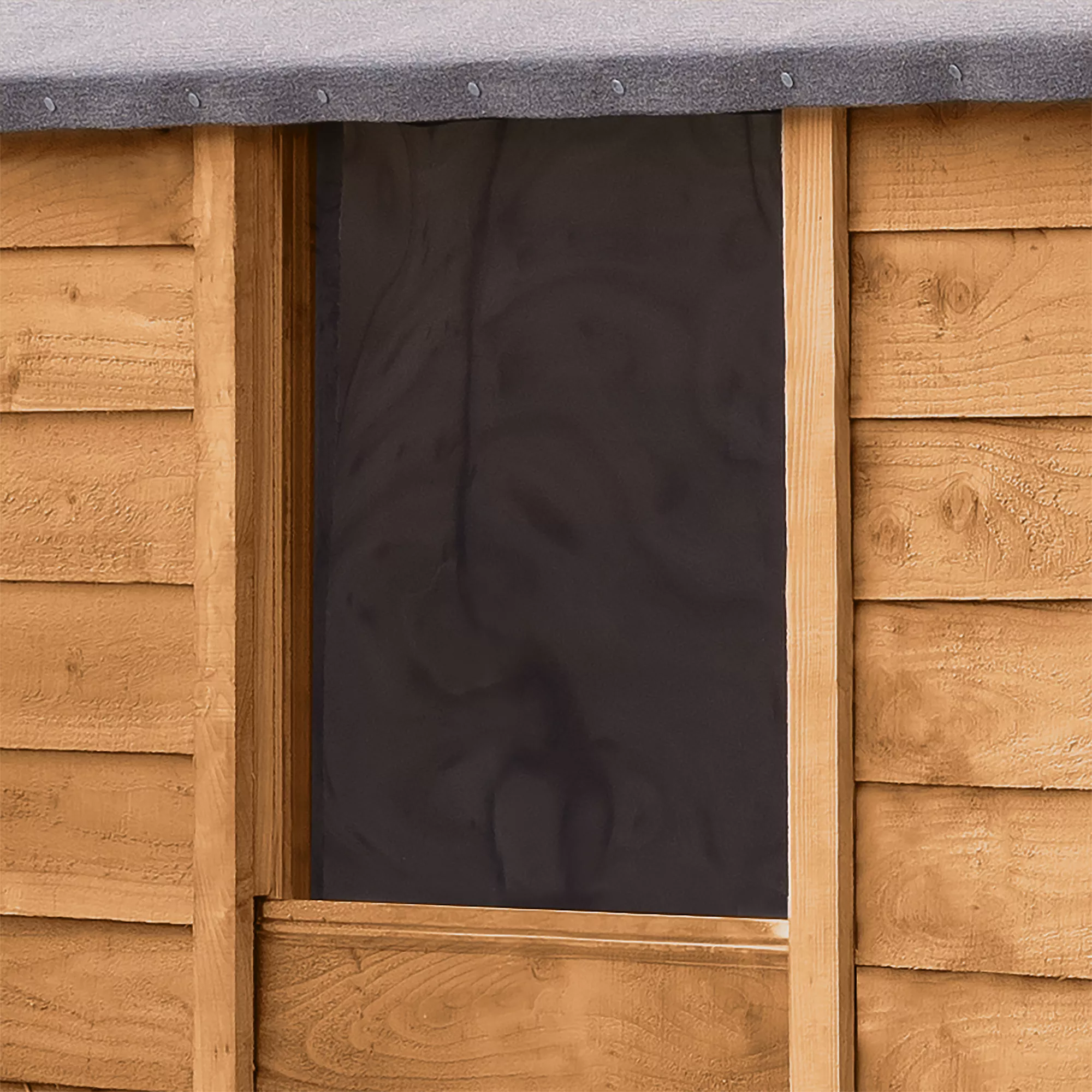 Forest Garden 6x4 Reverse Apex Dip Treated Overlap Wooden Shed With Floor (Base Included) 6 Forest Garden 6x4 Reverse Apex Dip Treated Overlap Wooden Shed With Floor (Base Included) - Image 6