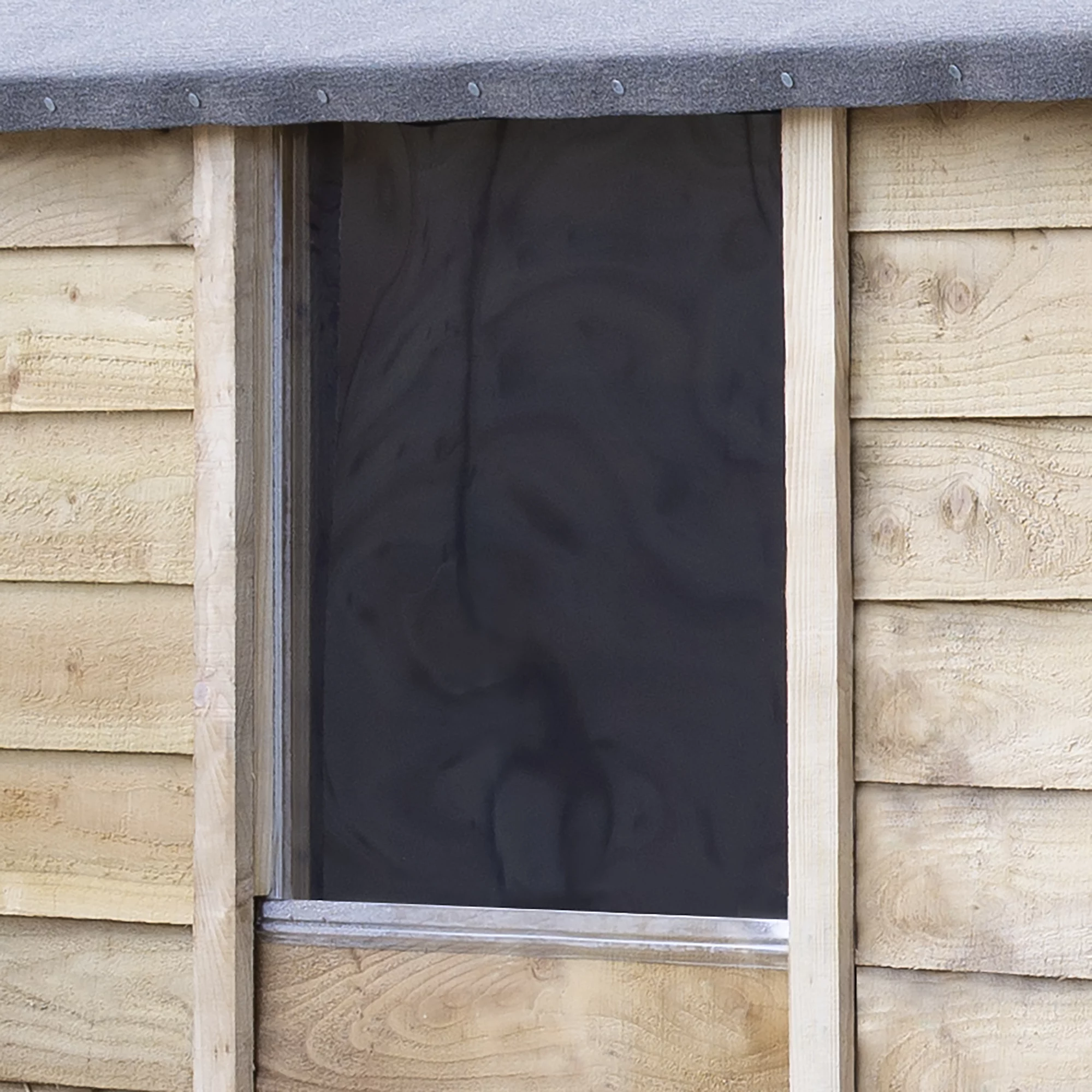 Forest Garden 6x4 Reverse Apex Pressure Treated Overlap Wooden Shed With Floor - Assembly Service Included 6 Forest Garden 6x4 Reverse Apex Pressure Treated Overlap Wooden Shed With Floor - Assembly Service Included - Image 6