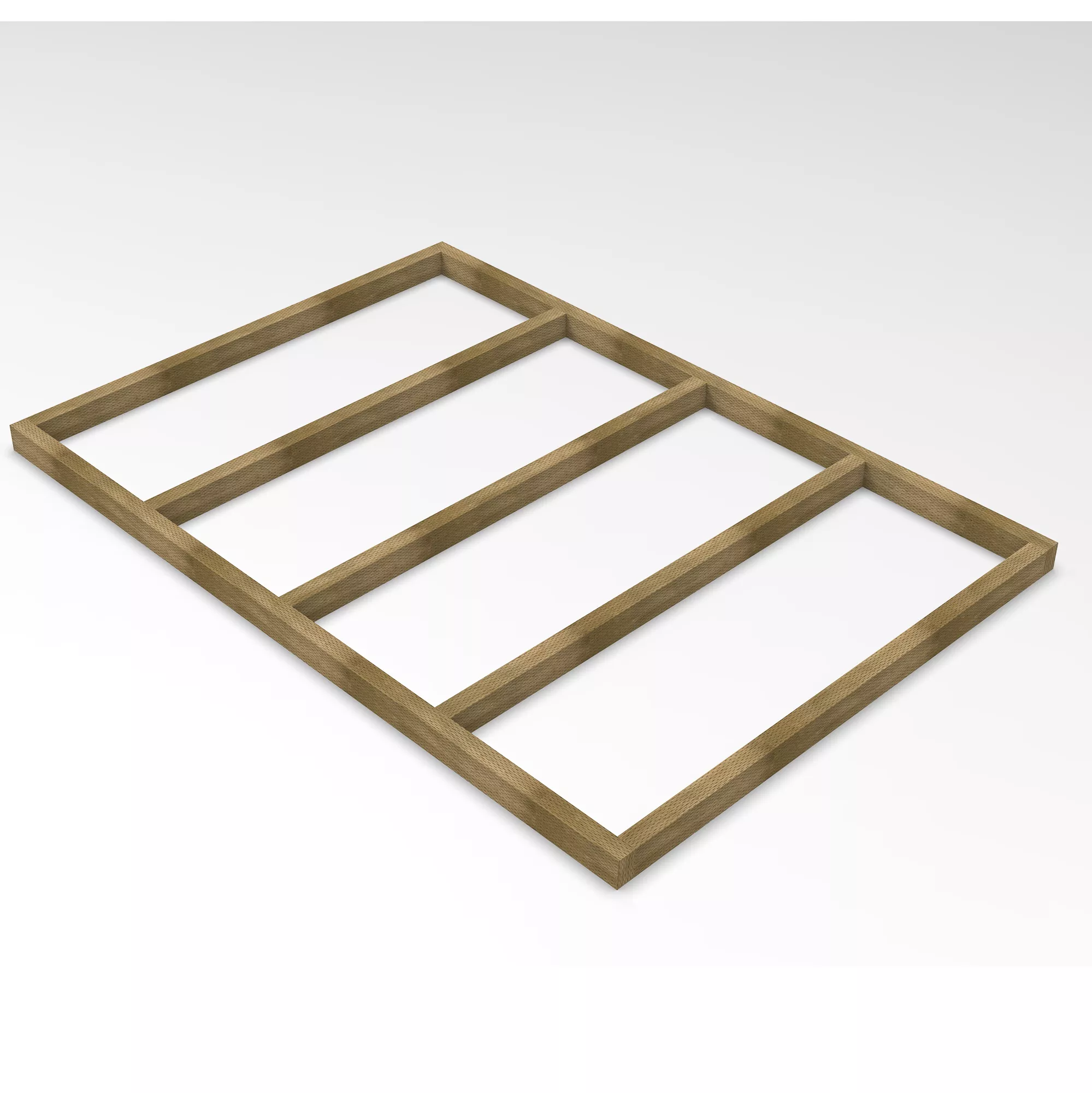 Forest Garden 7x5 Timber Shed Base (L) 147cm X (W) 0.21cm 1 Forest Garden 7x5 Timber Shed Base (L) 147cm X (W) 0.21cm