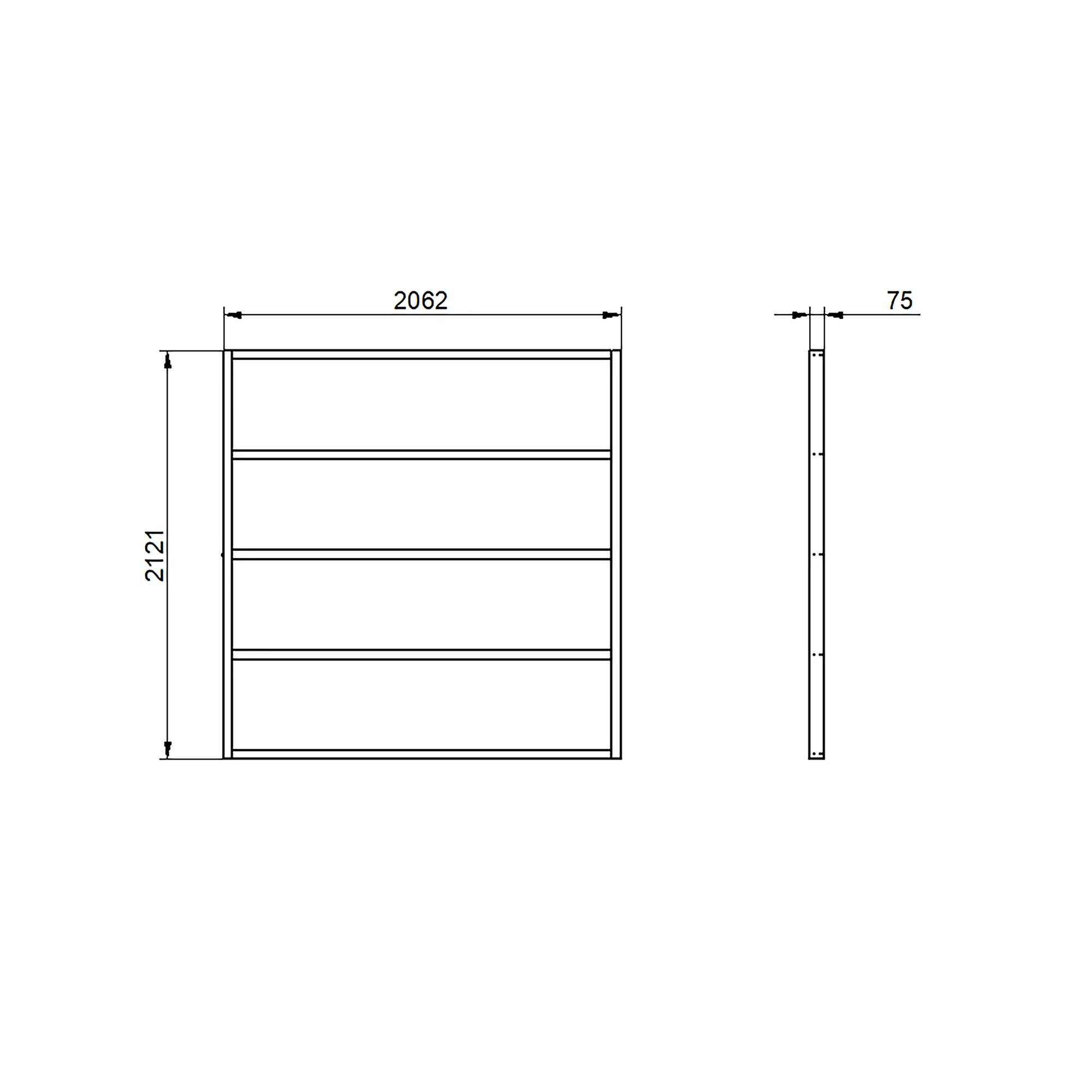 Forest Garden 7x7 Timber Shed Base (L) 206cm X (W) 0.21cm 2 Forest Garden 7x7 Timber Shed Base (L) 206cm X (W) 0.21cm - Image 2
