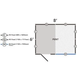 Forest Garden 8x6 Ft Pent Shiplap Wooden 2 Windows Shed With Floor - Assembly Service Included 23 Forest Garden 8x6 Ft Pent Shiplap Wooden 2 Windows Shed With Floor - Assembly Service Included -Garden & Outdoors forest garden 8x6 ft pent shiplap wooden 2 windows shed with floor assembly service included5013053182765 02t bq