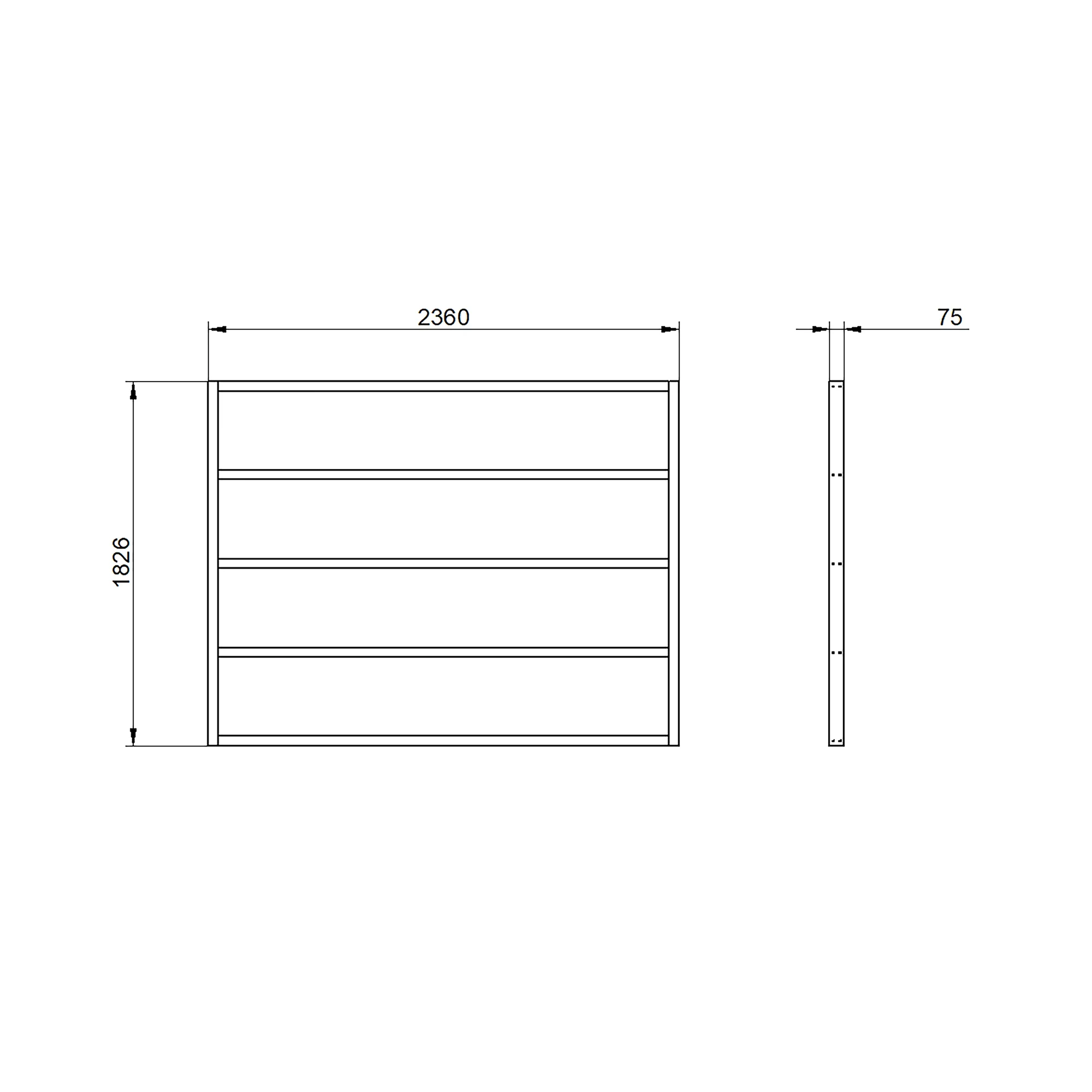 Forest Garden 8x6 Timber Shed Base (L) 236cm X (W) 0.18cm - Assembly Service Included 2 Forest Garden 8x6 Timber Shed Base (L) 236cm X (W) 0.18cm - Assembly Service Included - Image 2
