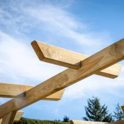 Forest Garden Hanbury Flat Top European Softwood Arch (H) 213.5cm X (W) 209cm 8 Forest Garden Hanbury Flat Top European Softwood Arch (H) 213.5cm X (W) 209cm -Garden & Outdoors forest garden hanbury flat top european softwood arch h 213 5cm x w 209cm5013053190128 03i