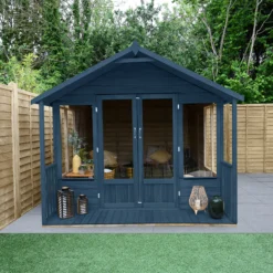 Forest Garden Oakley 8x12 Apex Overlap Solid Wood Summer House With Double Door - Assembly Service Included 8 Forest Garden Oakley 8x12 Apex Overlap Solid Wood Summer House With Double Door - Assembly Service Included -Garden & Outdoors forest garden oakley 8x12 apex overlap solid wood summer house with double door assembly service included5013053188828 03i bq