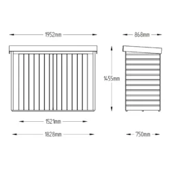 Forest Garden Shiplap Wooden 6x3 Pent Garden Storage 23 Forest Garden Shiplap Wooden 6x3 Pent Garden Storage -Garden & Outdoors forest garden shiplap wooden 6x3 pent garden storage5013053162842 01t bq