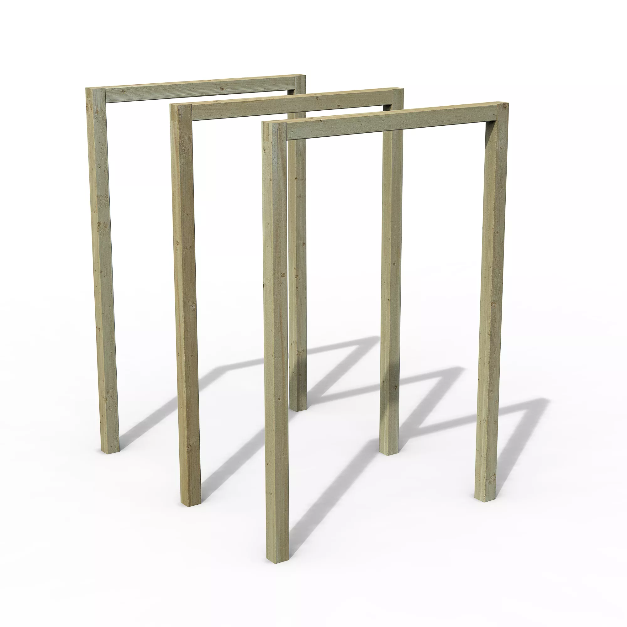 Forest Garden Sleeper European Softwood Arch (H) 240cm X (W) 160cm Set Of 3 2 Forest Garden Sleeper European Softwood Arch (H) 240cm X (W) 160cm Set Of 3 - Image 2